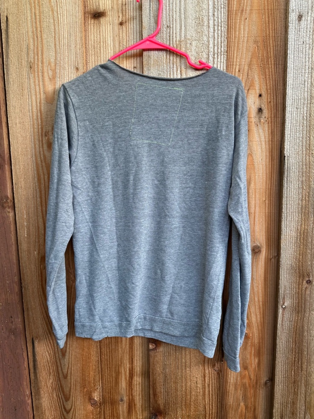 Aviator Nation Gray Crewneck Pullover with Subtle Tag Art - Picture 5 of 6